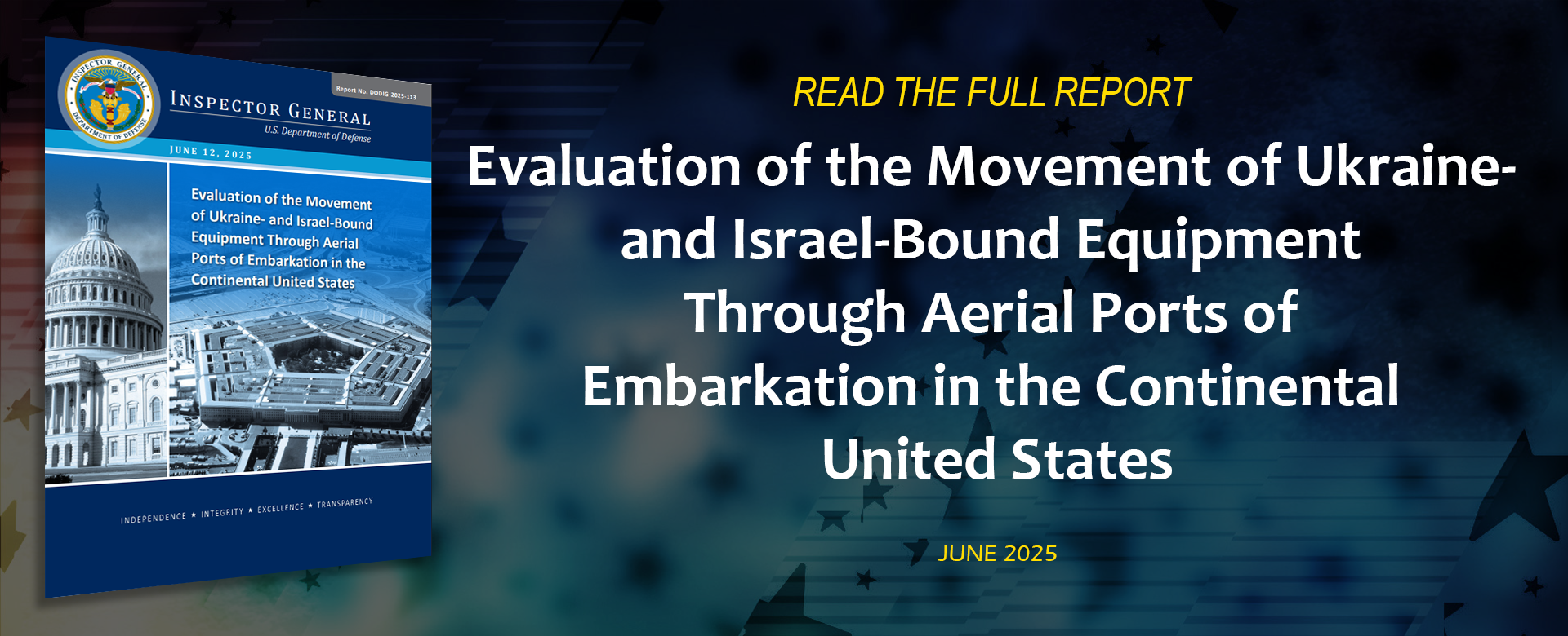 Evaluation of the Movement of Ukraine- and Israel-Bound Equipment Through Aerial Ports of Embarkation in the Continental United States