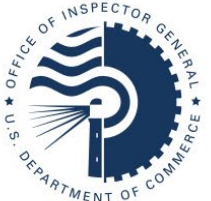 Department of Commerce OIG Seal